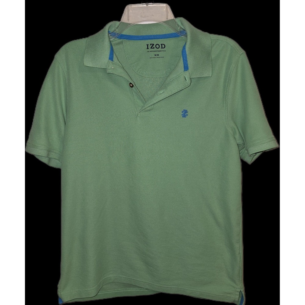 IZOD Advantage Performance Light Green Polo Shirt Men's Size Large